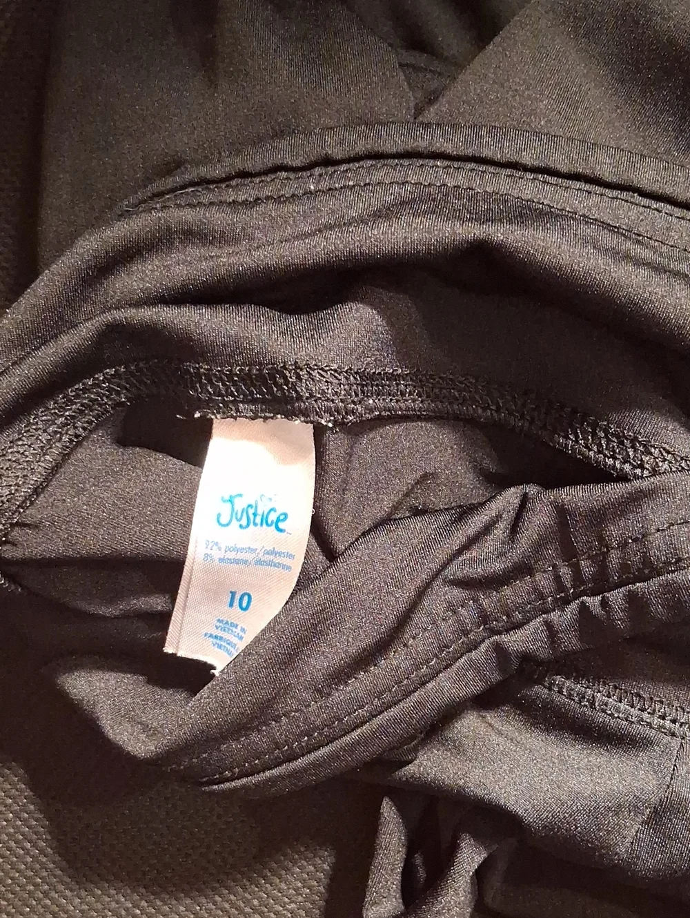 Justice Black Girls' Active Leggings